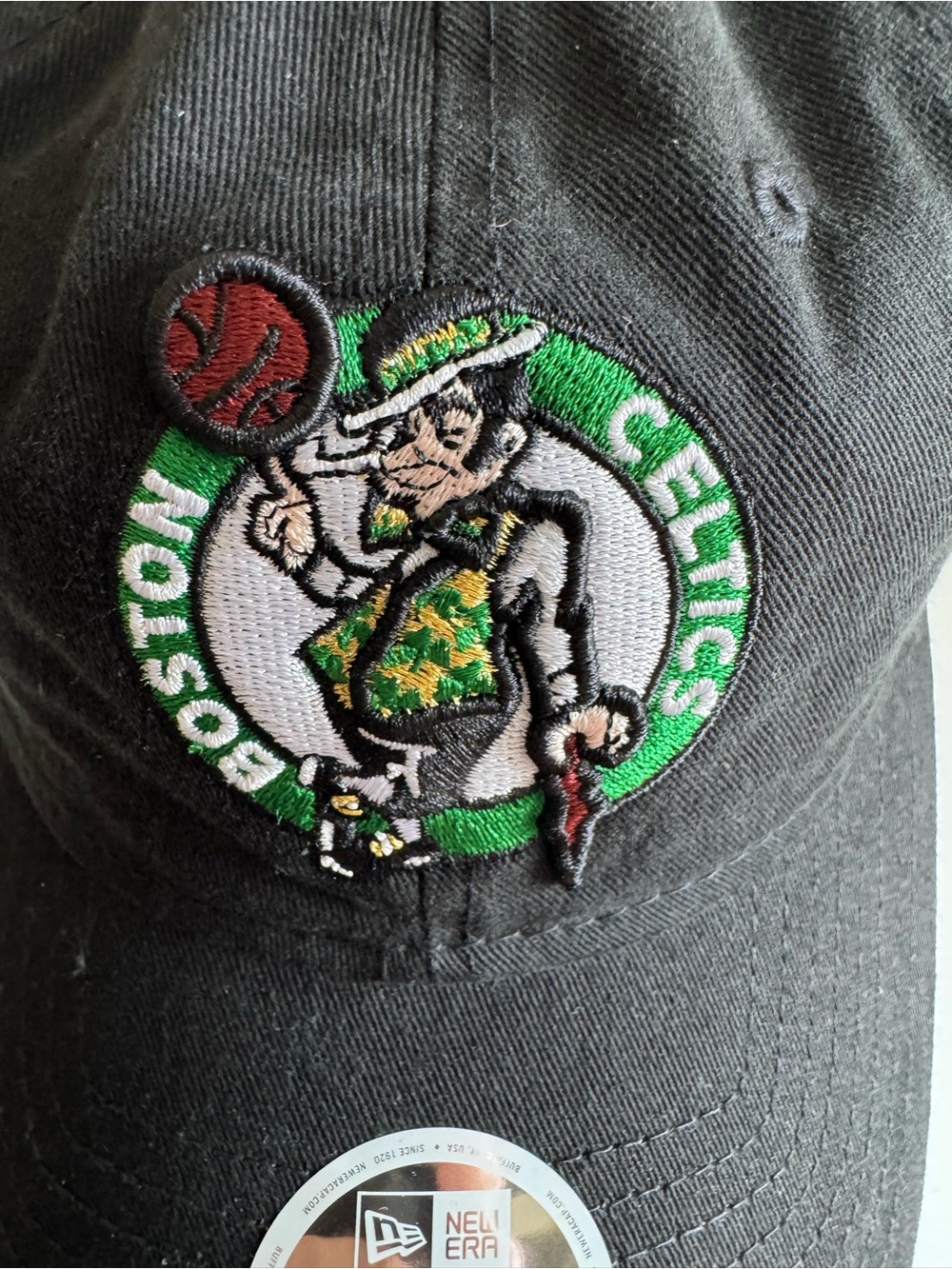 New Era Aritzia Boston Celtics Embroidered Logo Cap